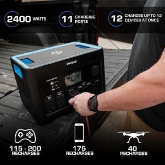 DieHard Portable Power Station 2400-Watt (4800-Watt Peak) 2048Wh - Quiet Solar G - Picture 4 of 7